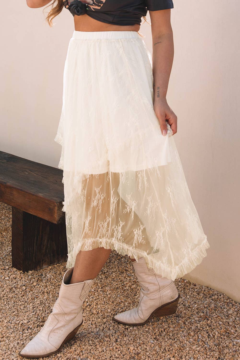 Lace Summer Maxi Skirt