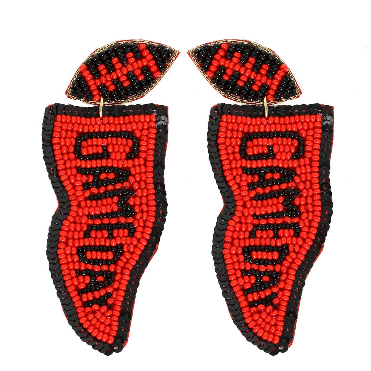 Game Day Banner Earrings