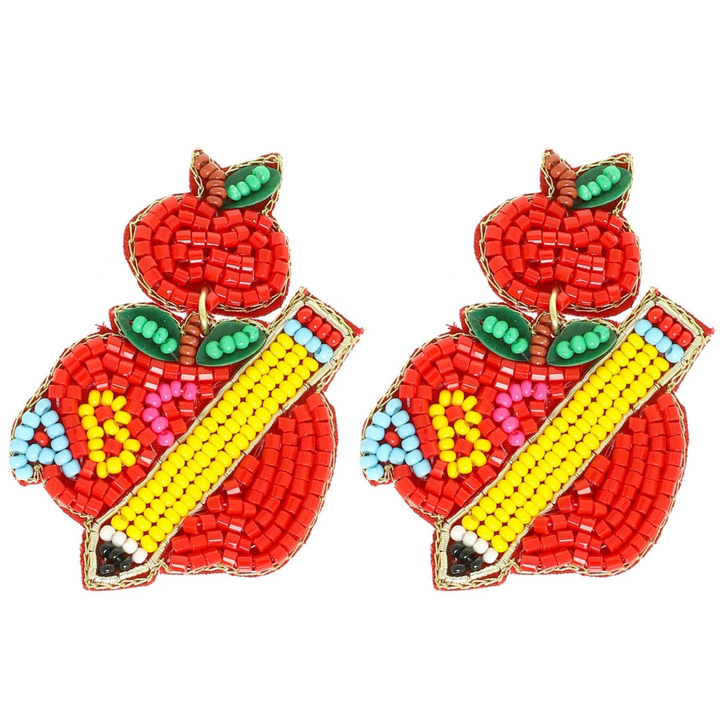 Teacher beaded Earring