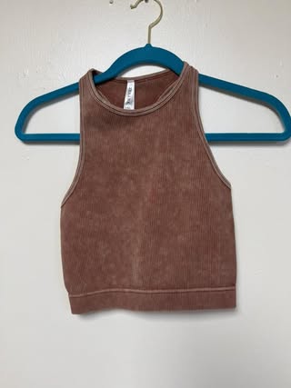 Zenana Ribbed Bralette