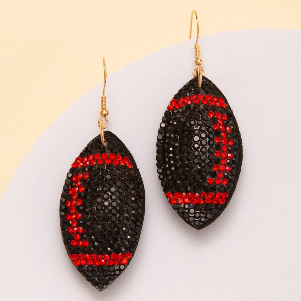 Game Day Rhinestone Earrings