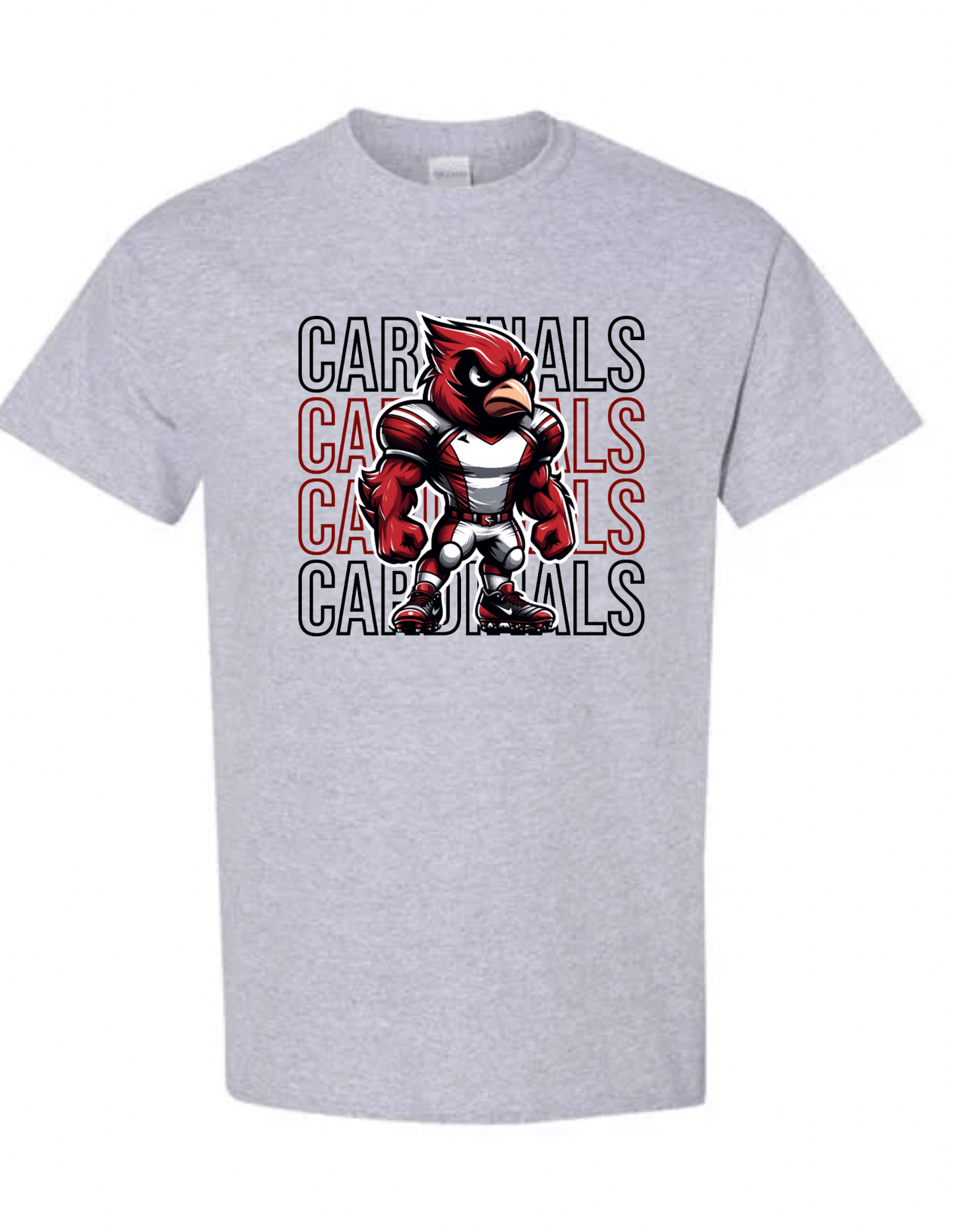 Tough Cardinal Football Tee