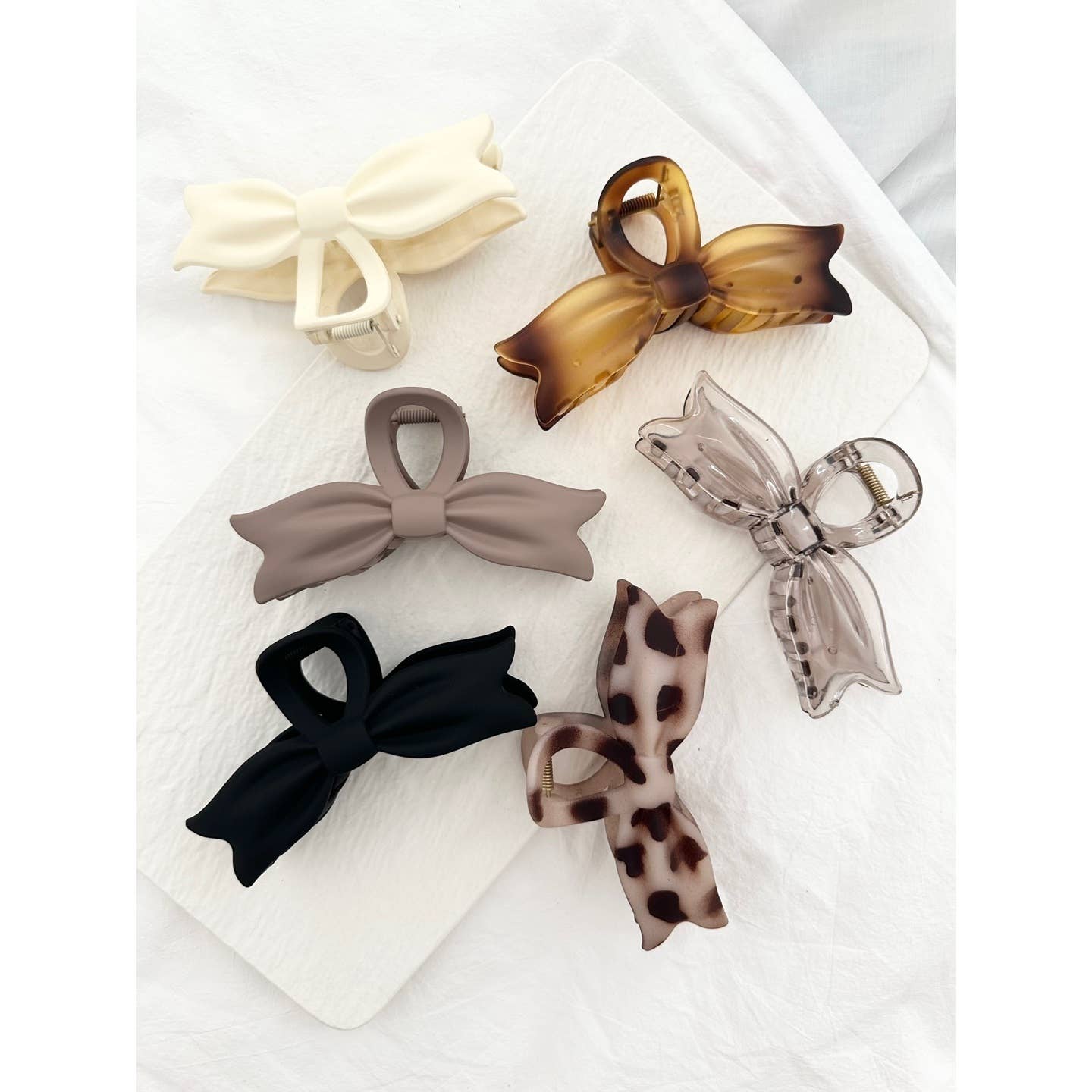 Assorted Large Bow Claw Clips