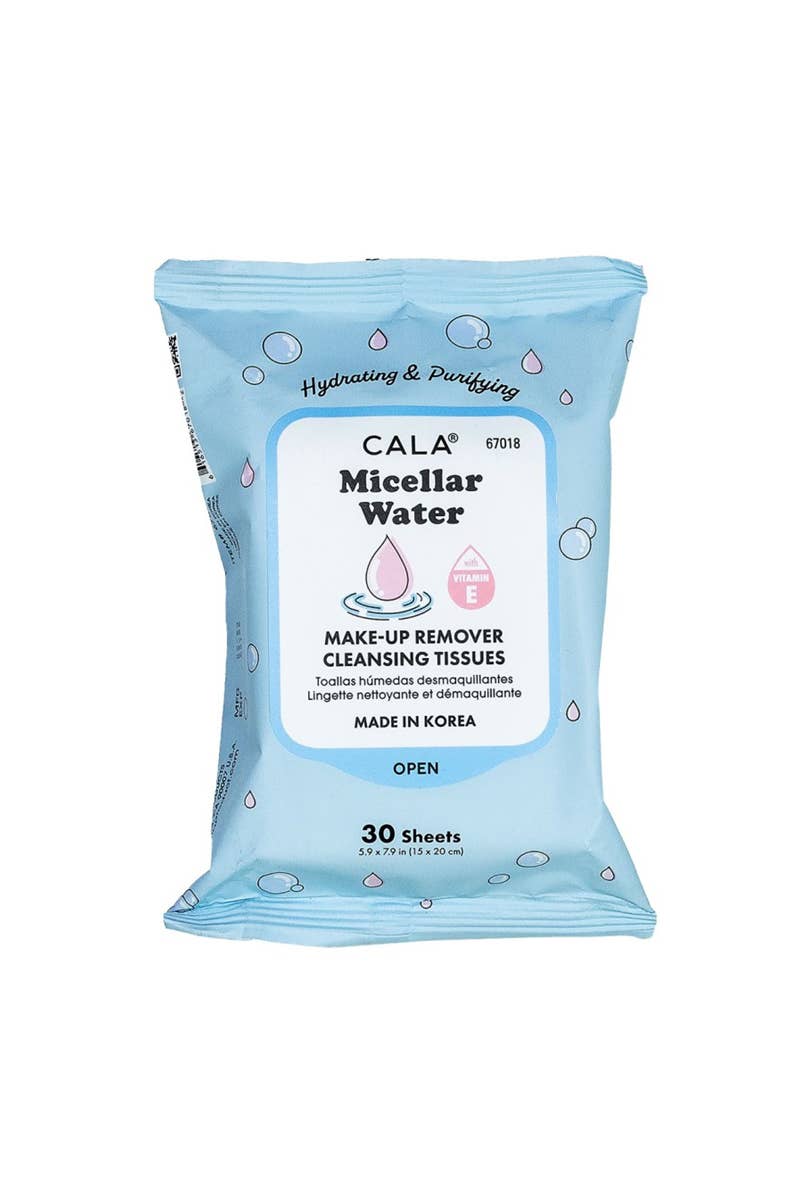 CALA Micellar Water 30 Sheets Makeup Remover