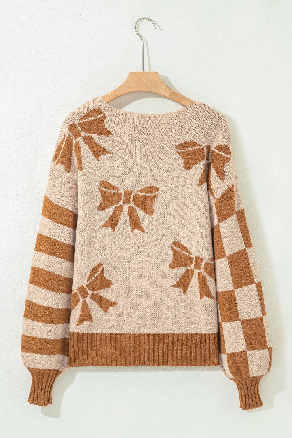 Neutral Dreams Bow Sweater