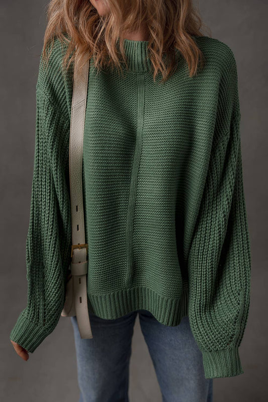 LDC Knit Front Seam Detail Sweater