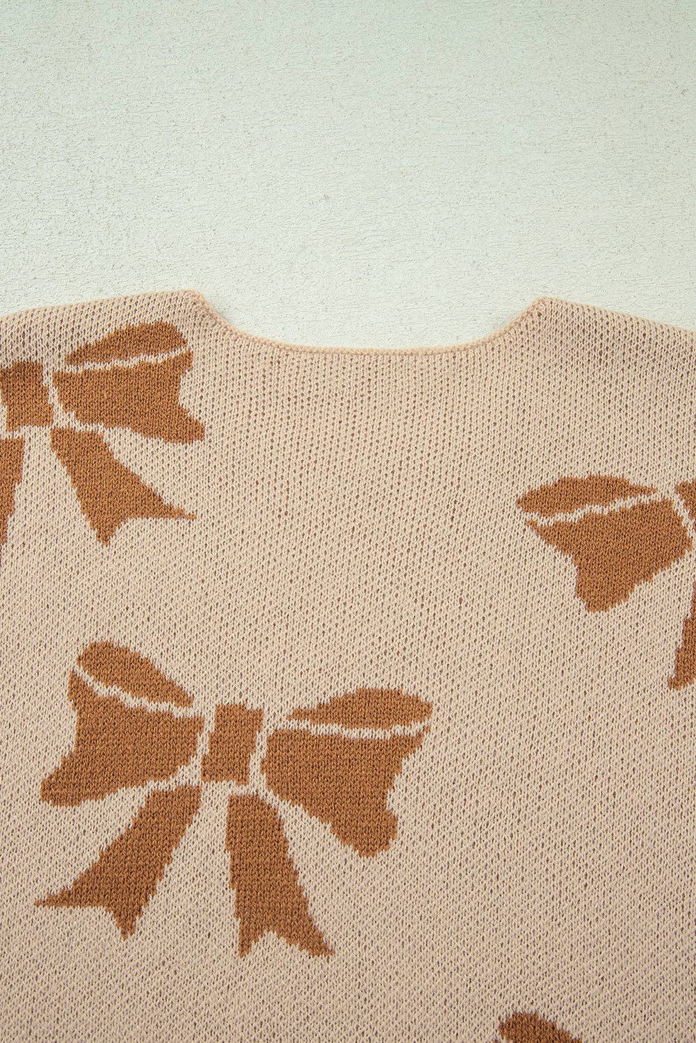 Neutral Dreams Bow Sweater