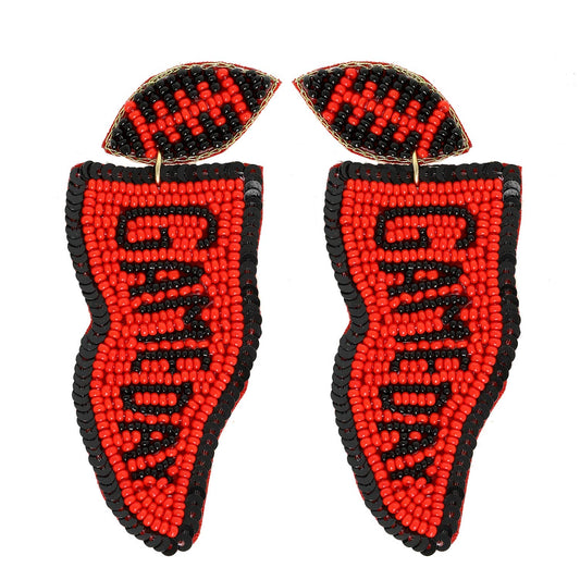 Game Day Banner Earrings