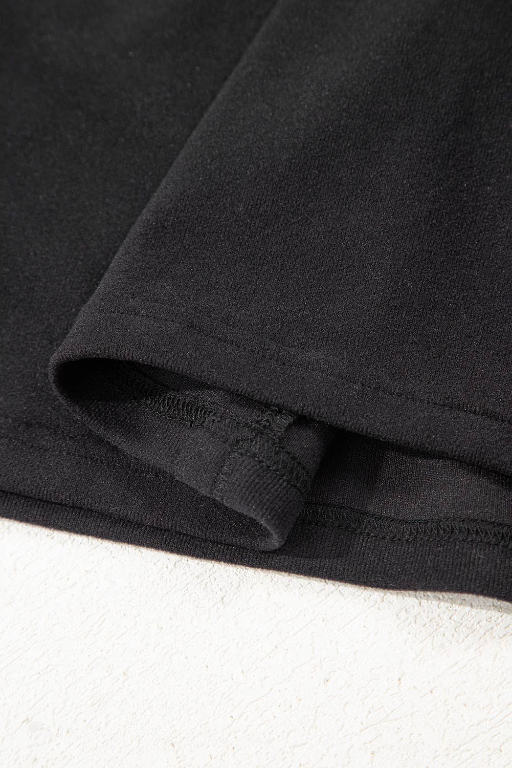 Bow Mesh Textured Long Sleeve Tee