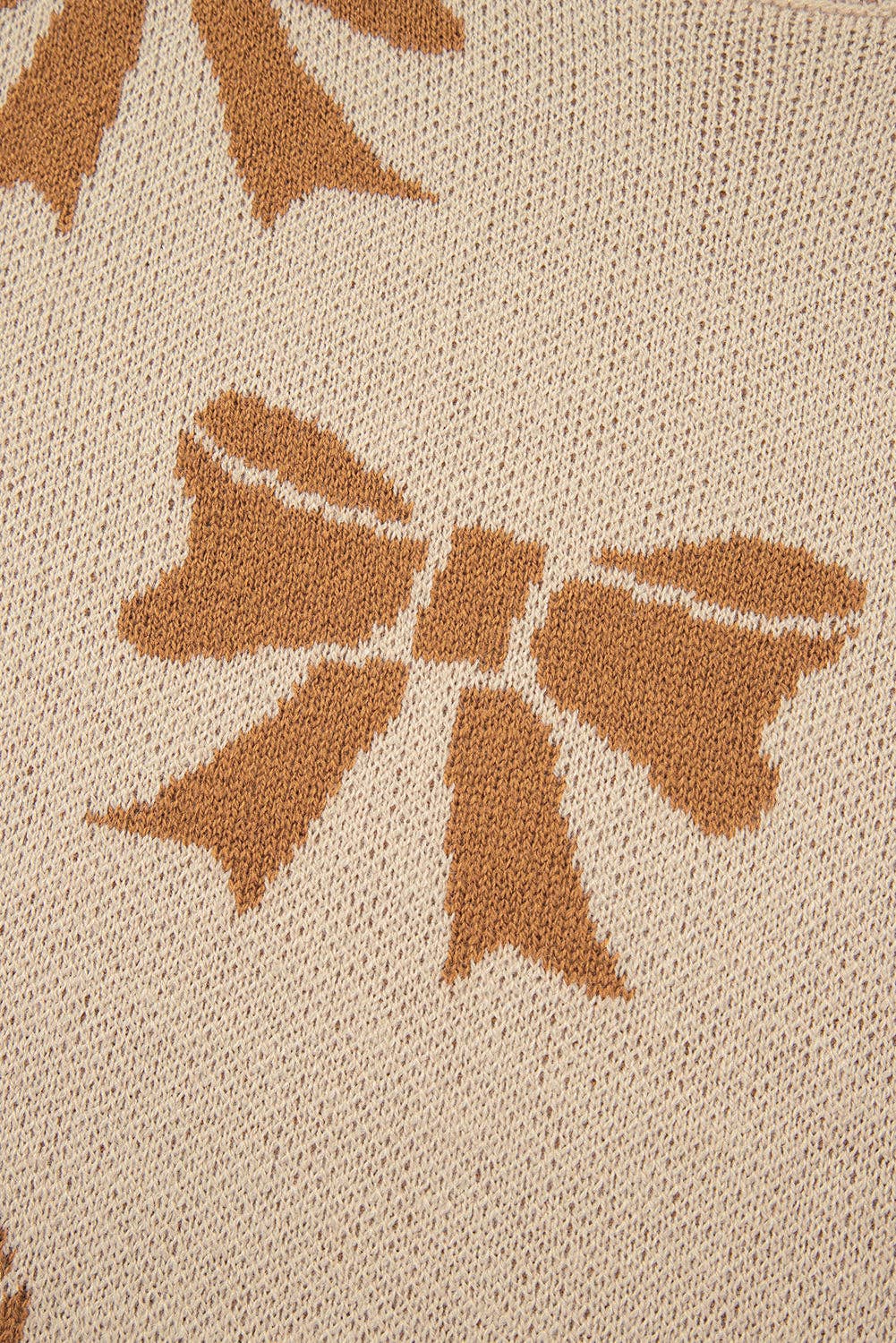 Neutral Dreams Bow Sweater