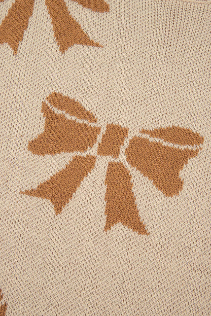 Neutral Dreams Bow Sweater