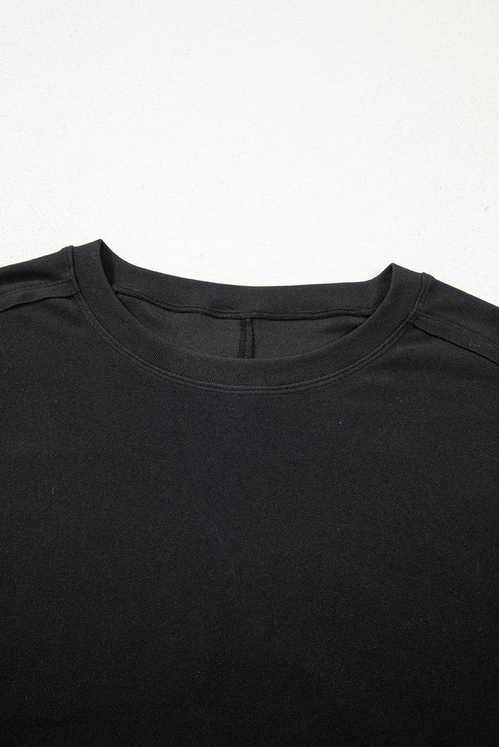 Bow Mesh Textured Long Sleeve Tee