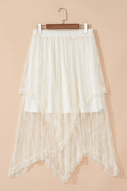 Lace Summer Maxi Skirt