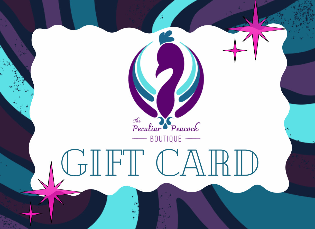 The Peculiar Peacock Gift Card