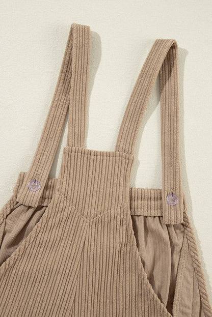 Everyday Pocketed Corduroy Overalls