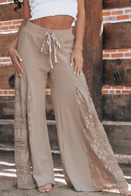 Boho Lace Patchwork Pants