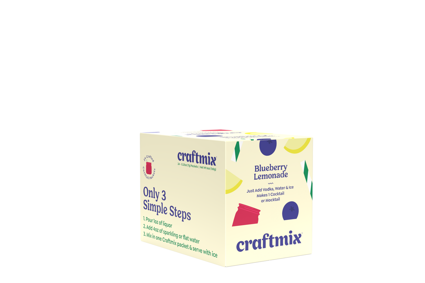 Blueberry Lemonade Cocktail / Mocktail Mixer