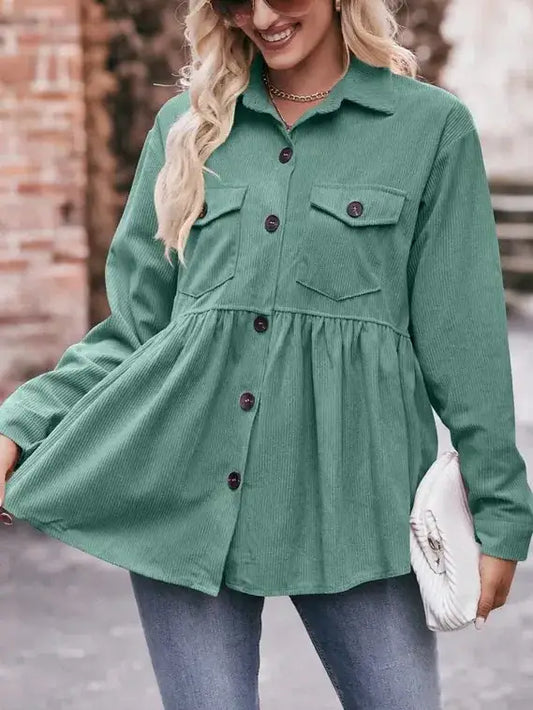 Casual Corduroy Babydoll