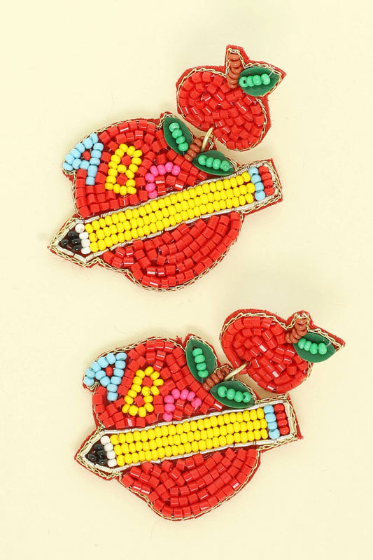 Teacher beaded Earring