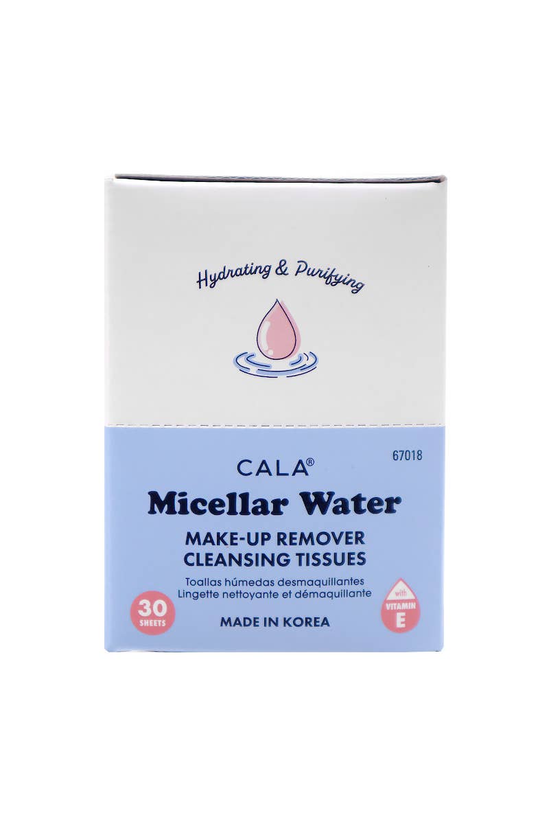 CALA Micellar Water 30 Sheets Makeup Remover