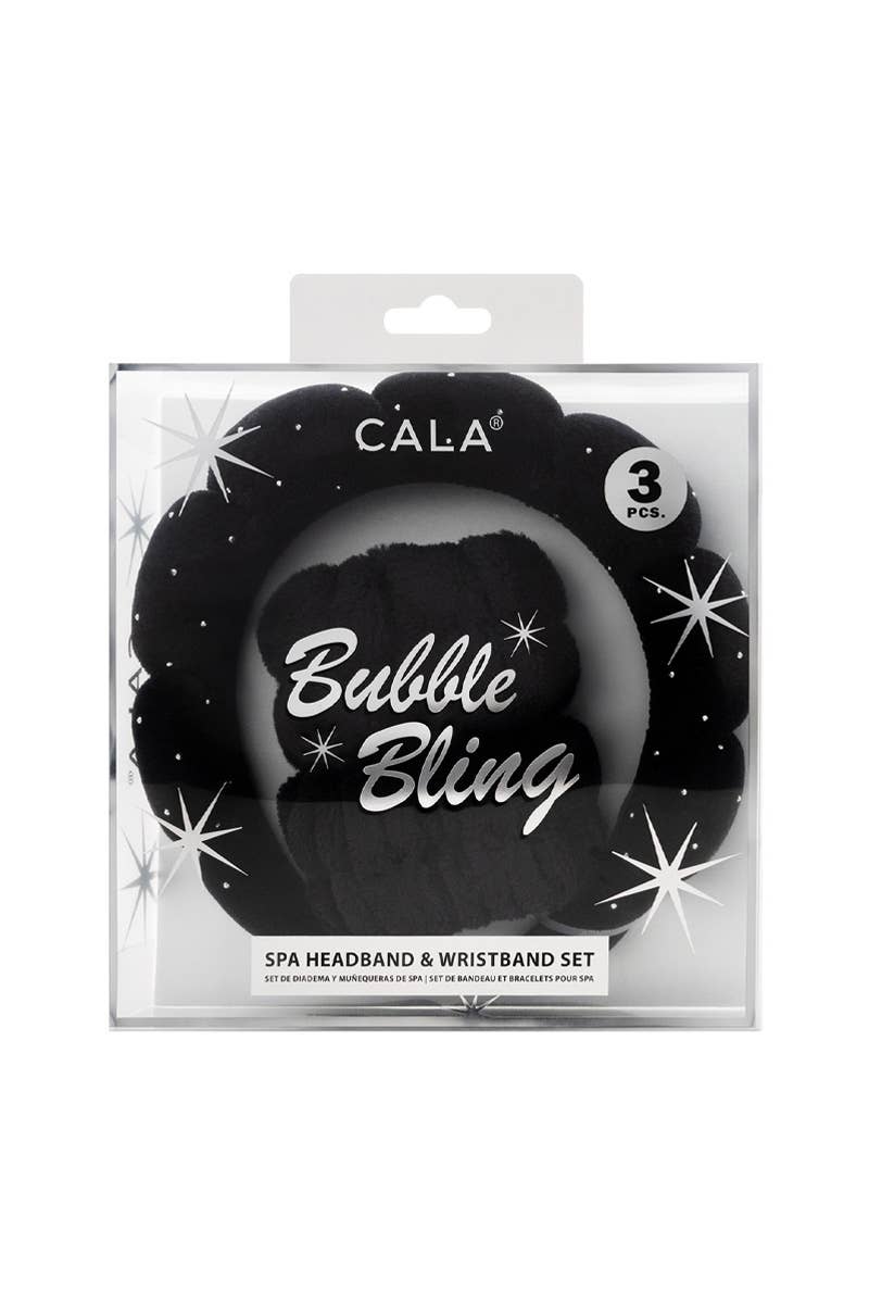 CALA Black Bubble Bling Spa Essential Set