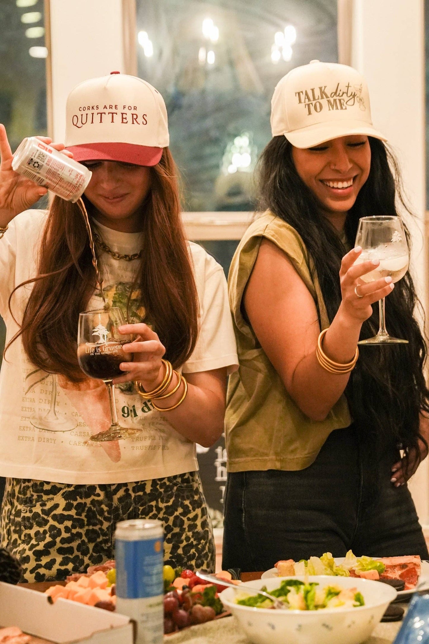 CORKS ARE FOR QUITTERS CANVAS CAP
