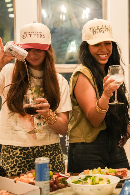 CORKS ARE FOR QUITTERS CANVAS CAP