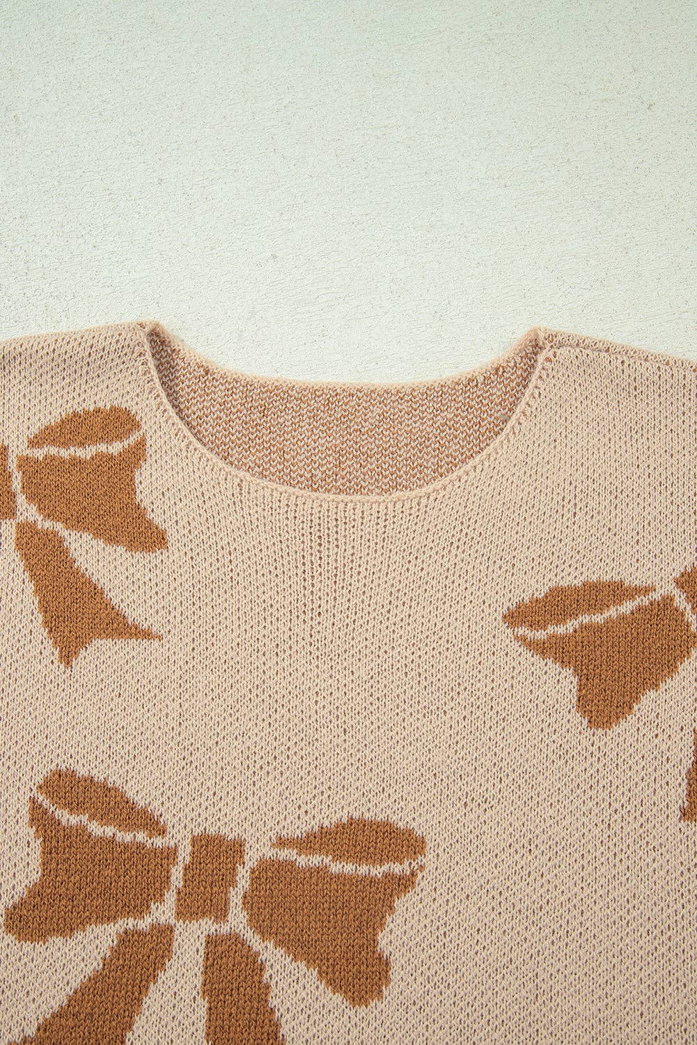 Neutral Dreams Bow Sweater